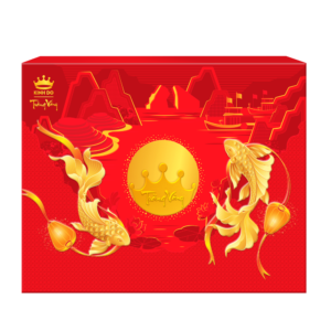 Trăng Vàng Hồng Ngọc An Thịnh ( Đỏ) – Hộp giấy 4 bánh x 160g